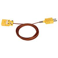 Cáp nối dài cặp nhiệt điện, 2 dây, và cáp rút OMEGA TECK2-13 (Stripped Leads, Miniature Female Thermocouple Connector, Thermocouple Type K, Thermocouple Type K, PFA)