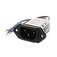 AMP Connectors - TE Connectivity 1EEJ8 インレット 1A IECワイヤーリード フランジマウント