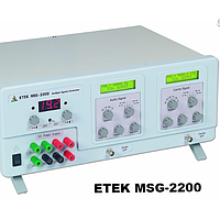 ETEK MSG-2200 複数の信号発生器 (10 Hz ~ 100 kHz, 1 kHz ~ 15 MHz)