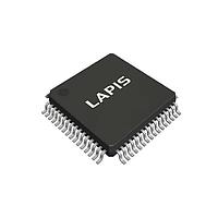 MCUs 16bit LP-MCU 512KB Flash32KB RAM 32kHz & 24MHz - 1.5 ~ 5.5V -40 ~ +105C QFP64 ROHM Semiconductor ML62Q1859-NNNGAZ0AX