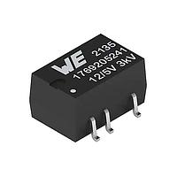 Wurth Elektronik 1769205341 アイソレーテッド WPME-FISM SMT-8 モジュ 24Vin 5Vout 1W 3kV