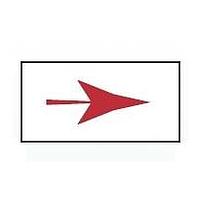 Nhãn Mũi Tên Màu Đỏ Kiểm Tra Bán Theo Gói 1280 Chiếc Q-Cee's - TE Connectivity QAA501