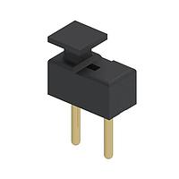 Mill-Max 999-11-210-10-000000 .100インチピッチ ブラック オス ショートジャンパー