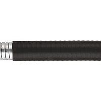 HellermannTyton LTP20B-25M Spiral Wraps HelaGuard Spiral Metallic Conduit, Flexible, 0.50" (20mm) Dia, GS/PVC, Black, 82ft/Reel