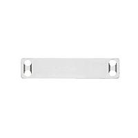 Panduit MMP350-C316 Marker Plate MARKER PLATE 4HOLE 316 SS 3.5X.75X.010