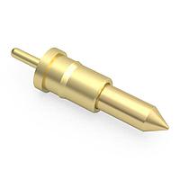 Mill-Max 2006-3-15-20-75-14-11-0 スプリング内蔵スルーホールスプリングロードピン、先端が尖ったプランジャー、長さ0.217