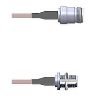 Amphenol Custom Cable Q-24025000H018i RF Cable Assemblies N-SJ/N-SJB G142 18I