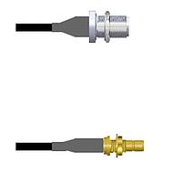 Amphenol Custom Cable Q-1U03M0003108i RF Cable Assemblies N-SJB/SMB-SJB G174 108I