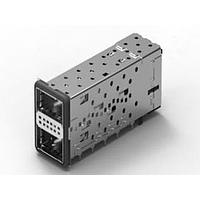 Bộ lắp ráp QSFP+ QSFP+, 2x1 Gskt Không LP, Xếp chồng AMP Connectors - TE Connectivity 2085945-4