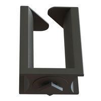 Essentra Components OFRB-2BK Cable Mounting & Accessories Optical Fiber Rack Bracket,Black