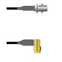Amphenol Custom Cable Q-1X0360008012i RF Cable Assemblies N-SJB/SMA-RP RG58 12I