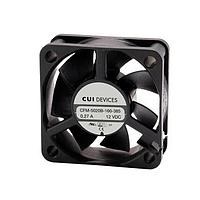Quạt trục DC trục 50 mm vuông 20 mm 12 Vdc bi 3000 RPM 8.09 CFM TSPWM Same Sky (formerly CUI Devices) CFM-5020B-130-235-22