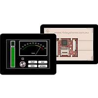 4D Systems gen4-uLCD-35D-CLB 비접촉 3.5인치, 320x480 픽셀, 슬림 인텔리전트 디스플레이 모듈, DIABLO16 프로세서 내장, 커버 렌즈 베젤 포함