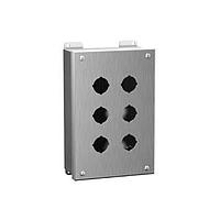 Hammond Manufacturing 1435S16K ກົດປຸ່ມກົດປຸ່ມ 9 ປຸ່ມ - 9 PB x 30.5mm 9.50 x 6.25 x 3.00" - 316 ສແຕນເນລສ