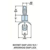 Giá đỡ PCB HLSP1-07 V-0 Tự nhiên Heyco 10052F