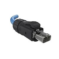 Amphenol Commercial Products MSPEP2L0270 모듈러 커넥터 / 이더넷 커넥터 SPE IP20 플러그, 래치 락, 솔더, 28~18 AWG, 30u" 골드, 케이블 외경 0.216"~0.252", 0 그로멧