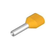 Đầu cos 2 dây 17AWG màu vàng dài 25mm IDEC S3TL-J10-25WY