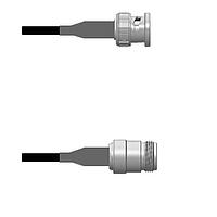 Amphenol Custom Cable Q-0L01W0008024i RF Cable Assemblies BNC-SP/N-SJ RG58 24I