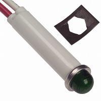 VCC 2191U5-12V LED Panel Mount Indicators GREEN DIFFUSED 5/16" MOUNTING HOLE