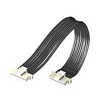 Samtec S1SS-14-28-GF-10.00-S Samtec Micro Mate Single Row Discrete Wire Cable Assembly, 1.00 mm Pitch