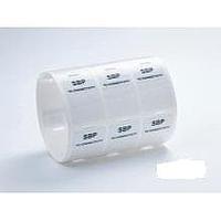 Raychem - TE Connectivity SBP100743WE1 Self-Laminating TRANS VINYL LABEL PRICE PER LABEL