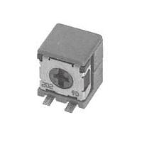 Nidec Components ST-4EB502 マイナススロットトリマー 5 KW 4mm SMD シングルターン ガルウィング、トップ調整