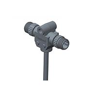 Cáp Chuyên Dụng Đầu Nối Tròn Tiêu Chuẩn Mét, Cáp T, Nhựa, Mã A, 4A, 05 chân, (Đầu 1) Đực Đực, (Đầu 2) Đực Đực, Ren Vít, Chiều Dài 4000 mm, IP68 Ghép Nối Amphenol LTW PS-050500-MM0-TSA04