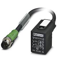 PHOENIX CONTACT 1415450 Sensor Cables / Actuator Cables SAC-3P-MS/0,3- PUR/B-1L-Z 180FR