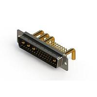 EDAC 629-36W4250-4T1 Mixed Contact D-Sub Connectors Right-angle Power Combo D-Sub Connector
