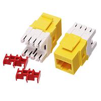 Jack Modular CAT6+ KCONN Màu Vàng Belden AX104191-B24