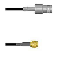 Amphenol Custom Cable Q-0303B0003120i RF Cable Assemblies BNC-SJ/SMA-SP G174 120I