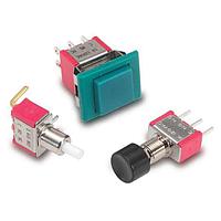 Carling Technologies 3MN-C22 Switch Hardware Mini PB SW SNAP ACT BLACK