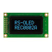 Microtips Technology REC000802AWPP5N00000 OLEDディスプレイ ホワイトOLED 8 x 2 グラフィックディスプレイ