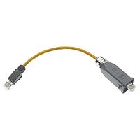 HARTING 09457011568 Cat 6a RJ CABLE ASSEMBLY IP20/IP67 PUSH PULL