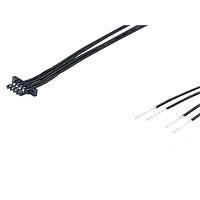 Bộ Cáp Nguồn và Tín Hiệu Zero-Hachi Bộ Cáp Pigtail, Hàng Đơn, Mạ Thiếc 6 Mạch, 300.00mm Màu Đen Molex 226392-1044