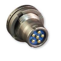 Đầu nối tròn DIN Rcpt, gắn bảng với đai ốc khóa, 5 chân Glenair 152-003-1