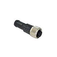 Amphenol LTW MSAS-12BFFM-SL8D02 Sensor Cables / Actuator Cables M12 Circular Metric Connector, A Code, Metal, 1.5A, 12 pins, Female Connector, Female Contact, Straight, Screw Thread, Overmolded, Length 2000mm, IP68 / IP69K