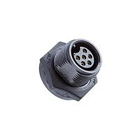 Amphenol LTW ABD-02PMFS-SC7001 Circular Metric Connectors Ceres, Standard Size, Plastic, 5A, 02 pins, Male Connector, Female Contact, Circular, Screw Thread, Solder, Receptacle, IP67