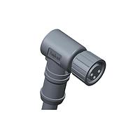 Amphenol LTW 8-03BFFM-SR7A01 Sensor Cables / Actuator Cables M8 Circular Metric Connector, A Code, Metal, 3A, 03 pins, Female Connector, Female Contact, Right Angle, Screw Thread, Overmolded, Length 1000mm, IP67 Mated