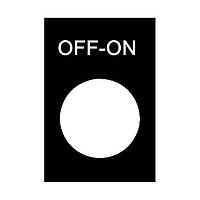 SCHNEIDER ZB2BY2367 Switch Hardware NAMEPLATE (O