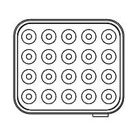 Đầu nối kiểu EN4165 RPRM20-22PNAS ITT Cannon RPRM20-22PNAS