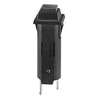 E-T-A Circuit Breakers 1110-F112-P1M1-0.8A Thermal Overcurrent Single pole switch/thermal circuit breaker (S-type TO CBE to EN 60934) with tease-free, trip-free, snap action mechanism. Designed for snap-in panel mounting utilising round hole or industry standard fuse-holder cut-out dimensions. Fe