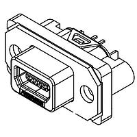 Amphenol Commercial Products MUSBRE551501 USB Adapters Rugged USB Gen 2.0 Mini AB Recpt Vert