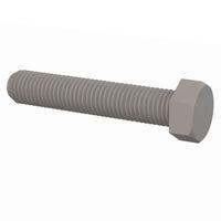 Essentra Components 0375010400FT キャップスクリュー アンスロット 六角ボルト, 3/4-10 ねじ, 4 長さ