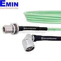 Cáp RA N Male - N Female Bulkhead Fairview FMCA1242 ( LL142 Coax; 18 GHz )