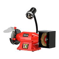 Máy mài bàn kèm chổi đánh rỉ YATO YT-822107 (520 W, 2980 min⁻¹)