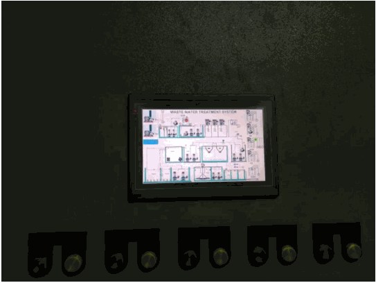 HMI giám sát xử lý nước thải
