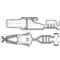 AMP Connectors - TE Connectivity 144432-1 (Cut Strip) コンタクトタイマー RECEPT カットストリップ 100本入り
