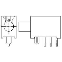 Đèn chỉ báo bảng mạch LED 3mm CBI Dialight 551-1307-100F