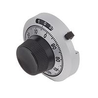 Đồng hồ đếm vòng quay 46mm 0-20 vòng quay Bourns H-46-6A-1